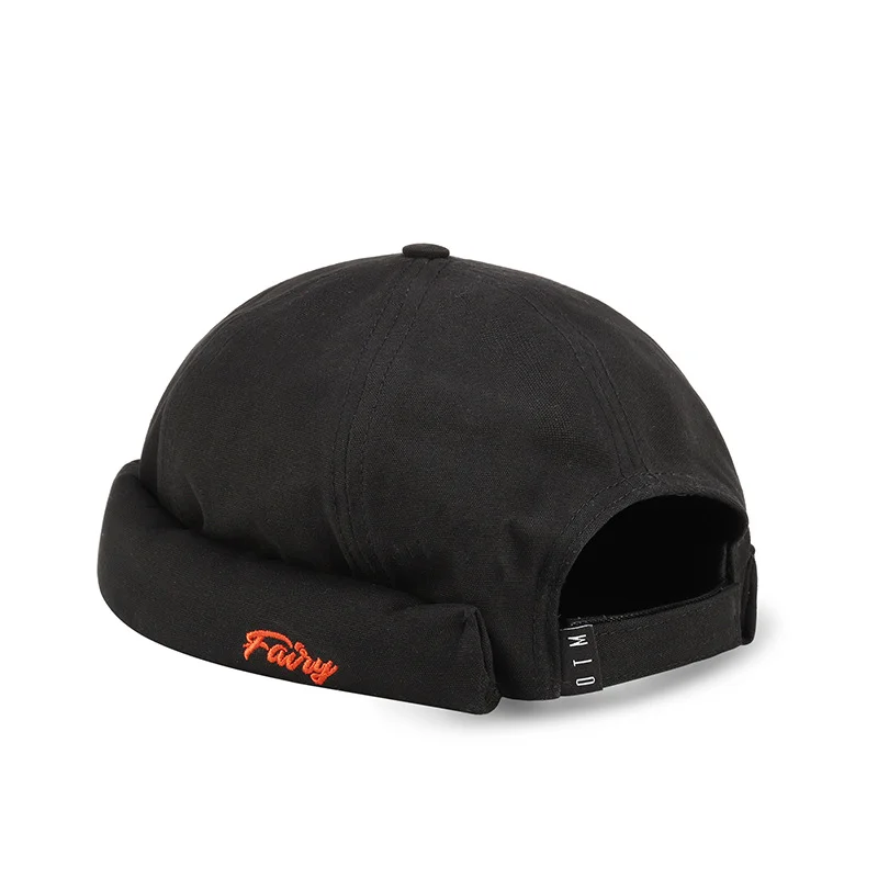 Оптовая продажа на заказ мужские кепки Docker шапки шапка облегающая для работы Матросская без козырька свернутые манжеты ретро модная