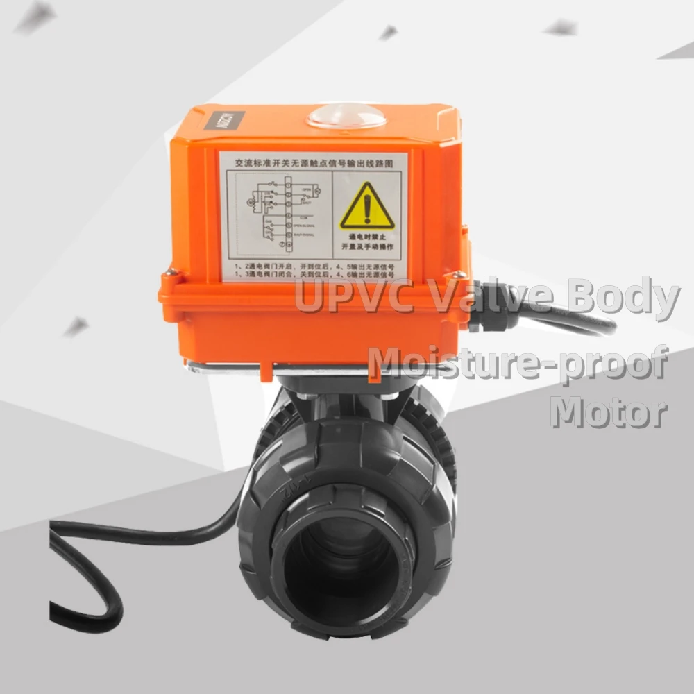 AC110V/220V/380V  DC24V /220V 1/2IN Flange Three Lines & Two Controls Flange Water Ball Valve