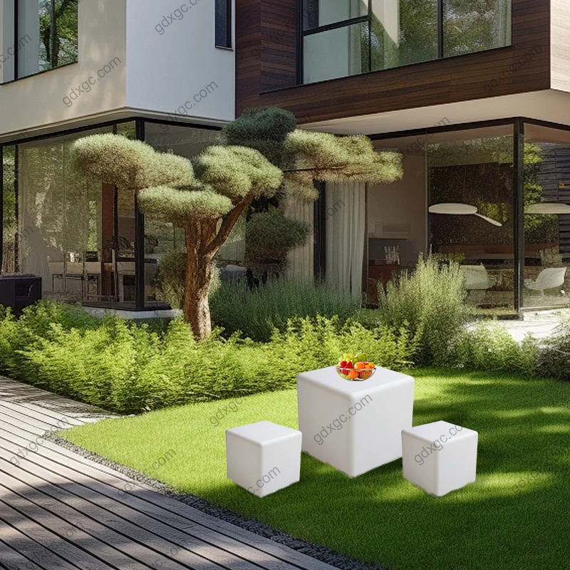 RGB led cube for event party wedding mini magic cube portable cube chair