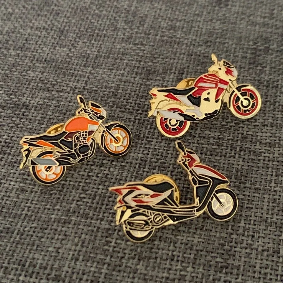 Pin Custom Logo Hot Selling Custom Bicycle Motorcycle Badge Free Design Car Badge For Cloth