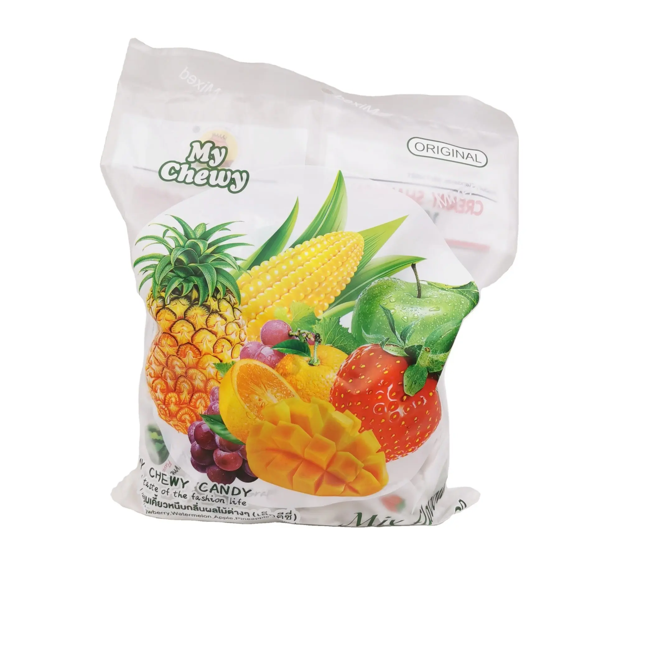Wholesale Thailand Assorted Fruits Flavor My Milk Chewy Soft Ball Candy