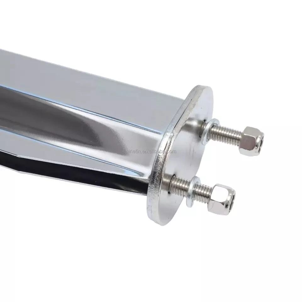 Good quality chrome mirror polished finishing stainless steel mud flap hanger truck body parts