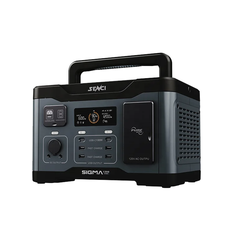 senci 1200w 921wh Portable Generator 110v 220v 1kw Ups Power Backup Battery For Home Solar System ups power supply