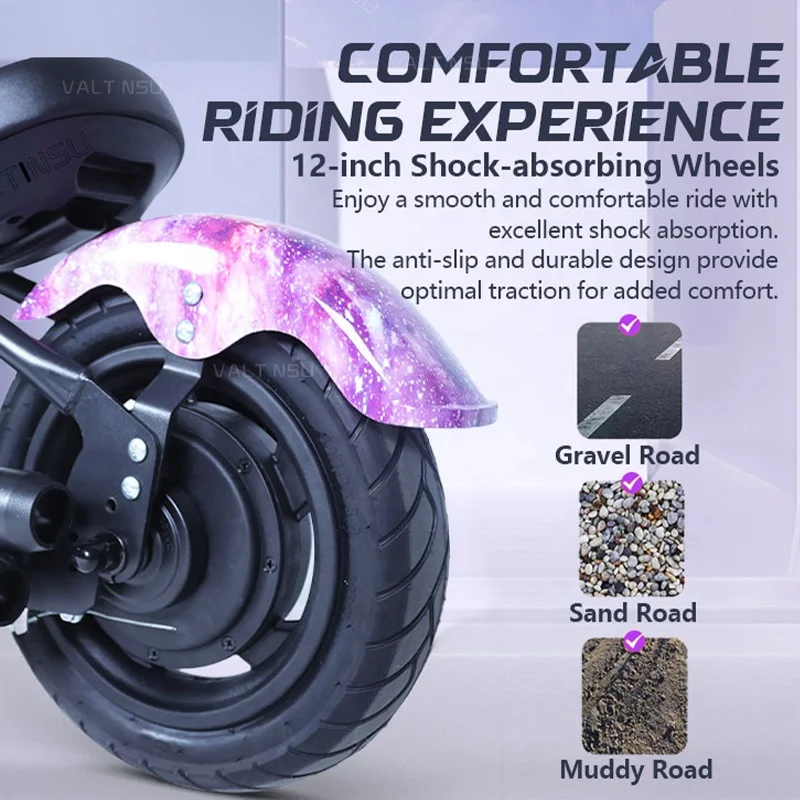 New 2 wheels 18km/h kids electric motorcycle 12-inch tire small citycoco scooter for children