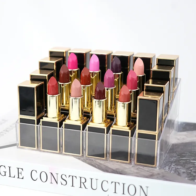 OEM Vegan Wholesale Makeup Custom Lipstick 55 Colors Matte Lipstick Lipsticks Customized Cosmetic Private Label