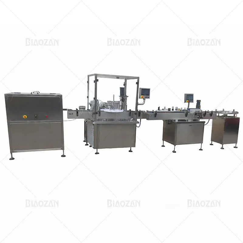 Shanghai Biaozan Bottle Washing Filling Capping Labeling Machine
