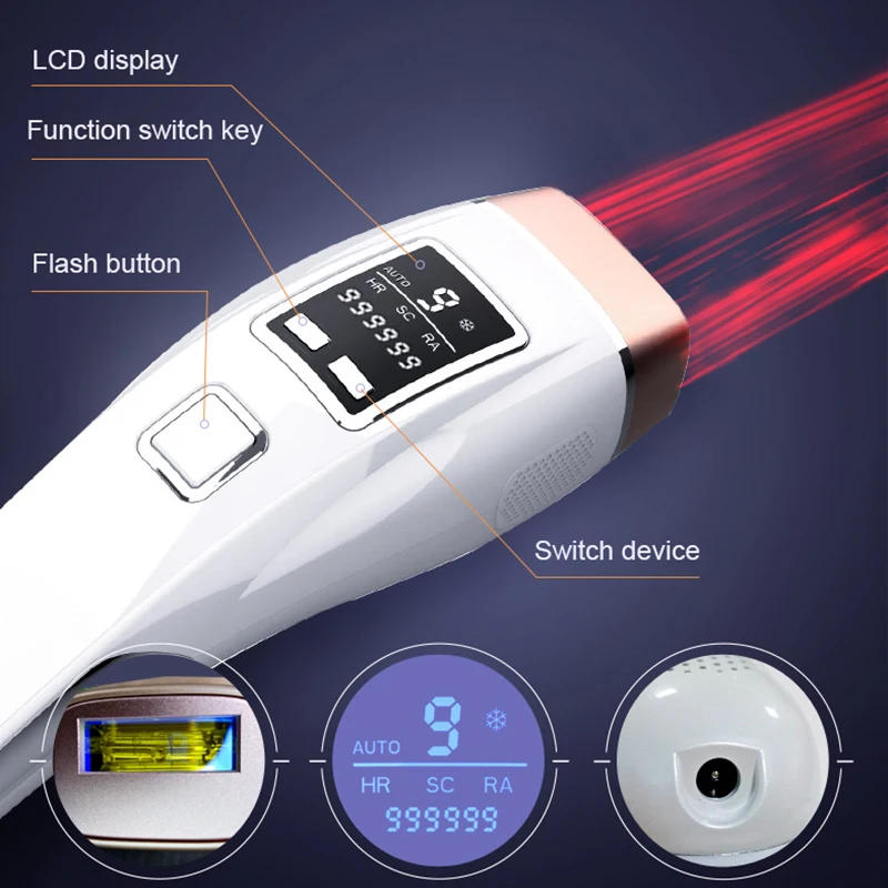 999999 flashes professional wholesale fast ipl cool hair remover pulsed light ipl laser hair removal device