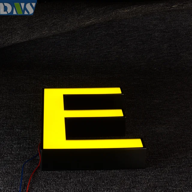 stainless steel frontlit advertising store for business outdoor storefront sign electronic signs shop logo name