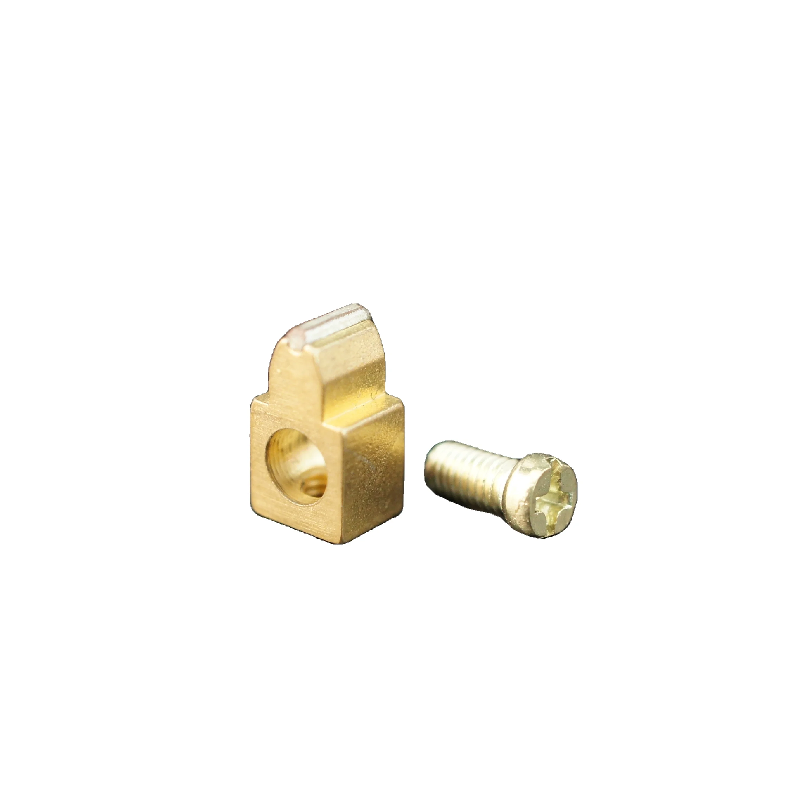 M3 thread Brass/phosphor copper wiring terminal block for lampholder plug contact parts