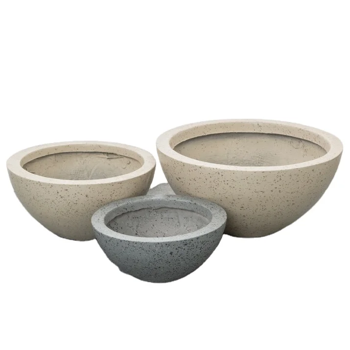 2023 Factory Wholesale High Quality And Reasonable Price Durable Reusable Cement Flowerpot