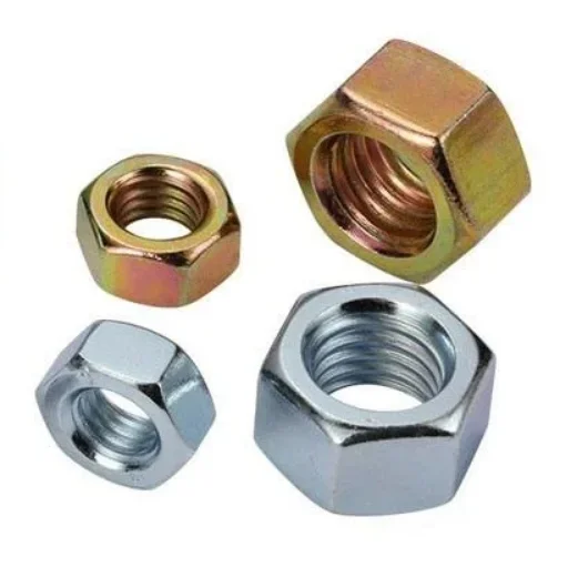 M12 M14 Factory Price Blue zinc  ZP YZP  BLACK HDG hexagon nut HEX NUT DIN 934