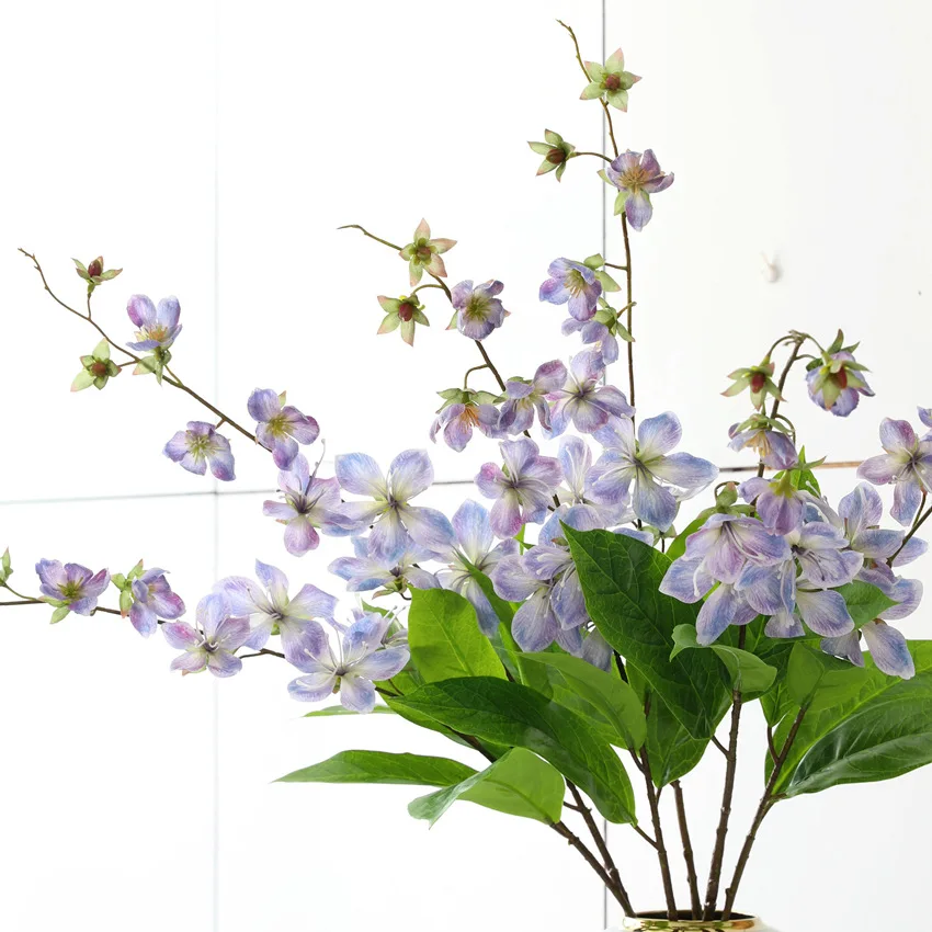 New products for home decoration high quality silk jasmine flower easy to shape artificial jasmine