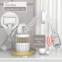 360 Rotatable Toddler Safety Harness Induction Unlock 1.5M Child Wrist Leash Link Kids Anti Lost Strap for Children