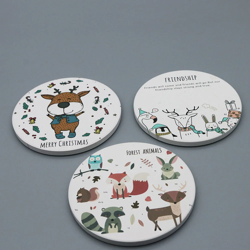 Подставки для напитков с держателем, керамические подставки для напитков для защиты стола