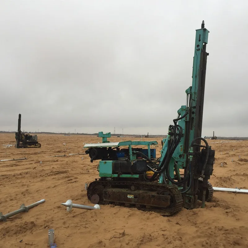 Hot Sale Hard Rock Boring Hole Pile Driver Solar Pile Post Driver Pile Driver Fence Pilling
