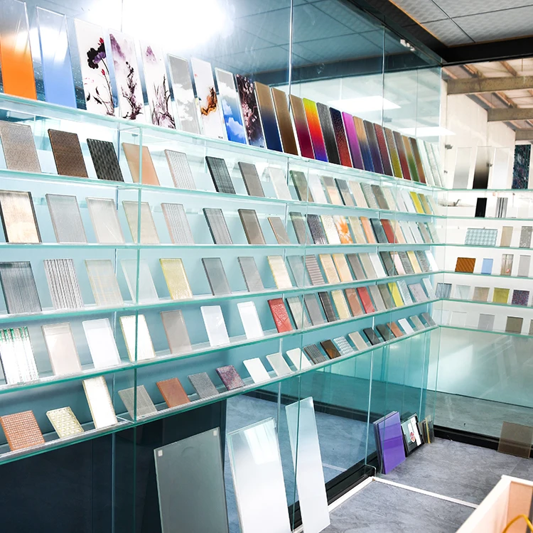 Wholesale Building Hot Melt Glass Tempered 3-25mm Art Pattern Custom Color Textured Cast Fuse Glass