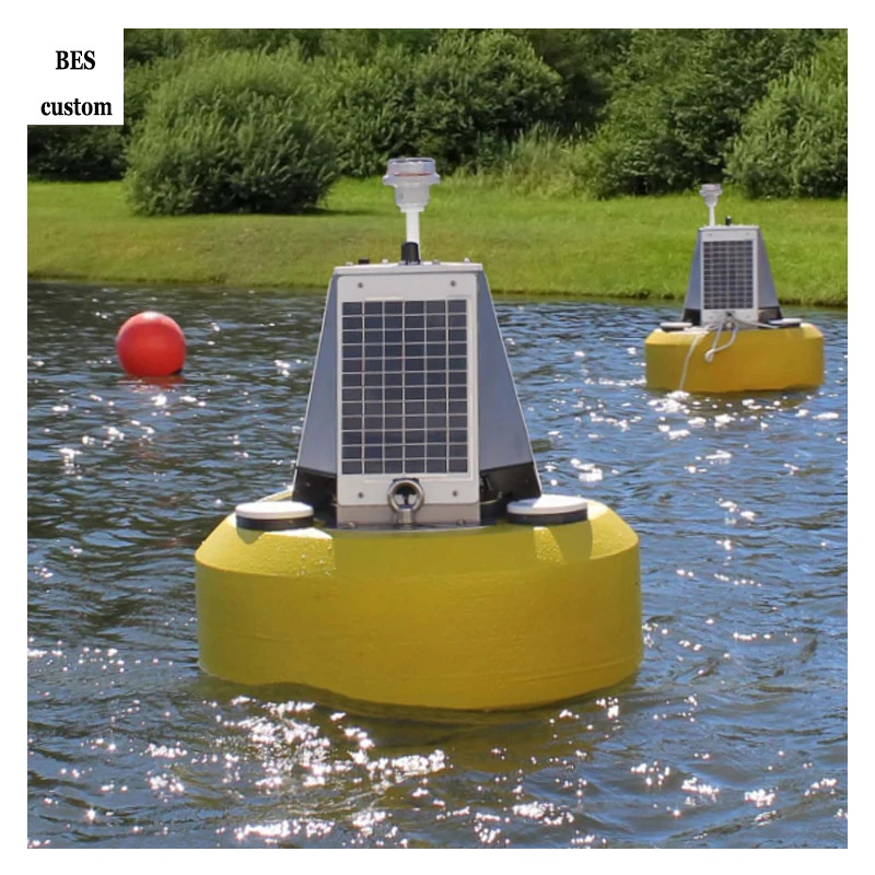 Manufacturer Coastal Offshore Buoy Monitoring Steel Water Monitoring Buoy Systems with Solar Panel
