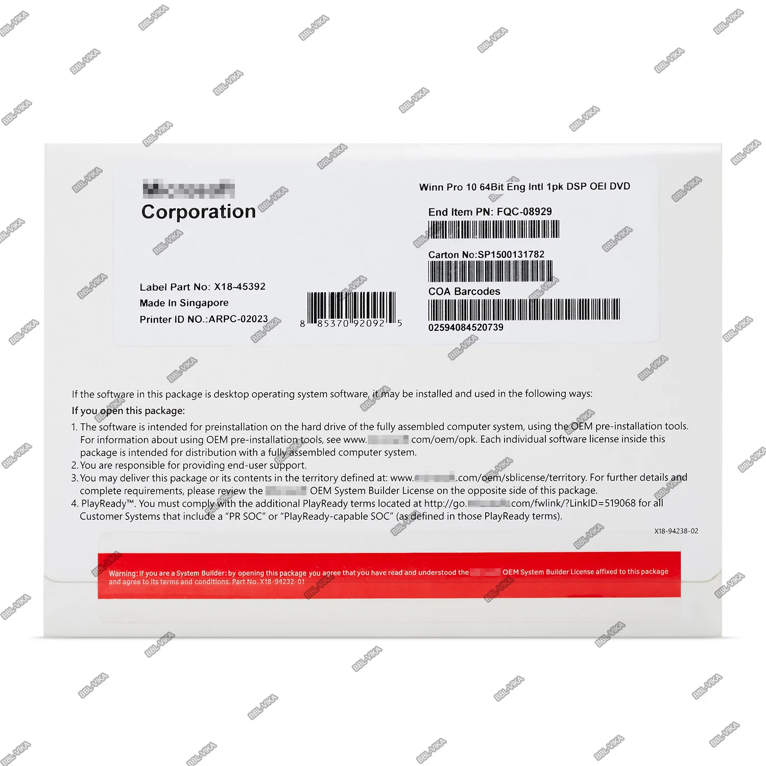 A1A1 Winndows 10 Домашняя OEM коробка с DVD полная упаковка используется стабильный Оригинальный OEM ключ