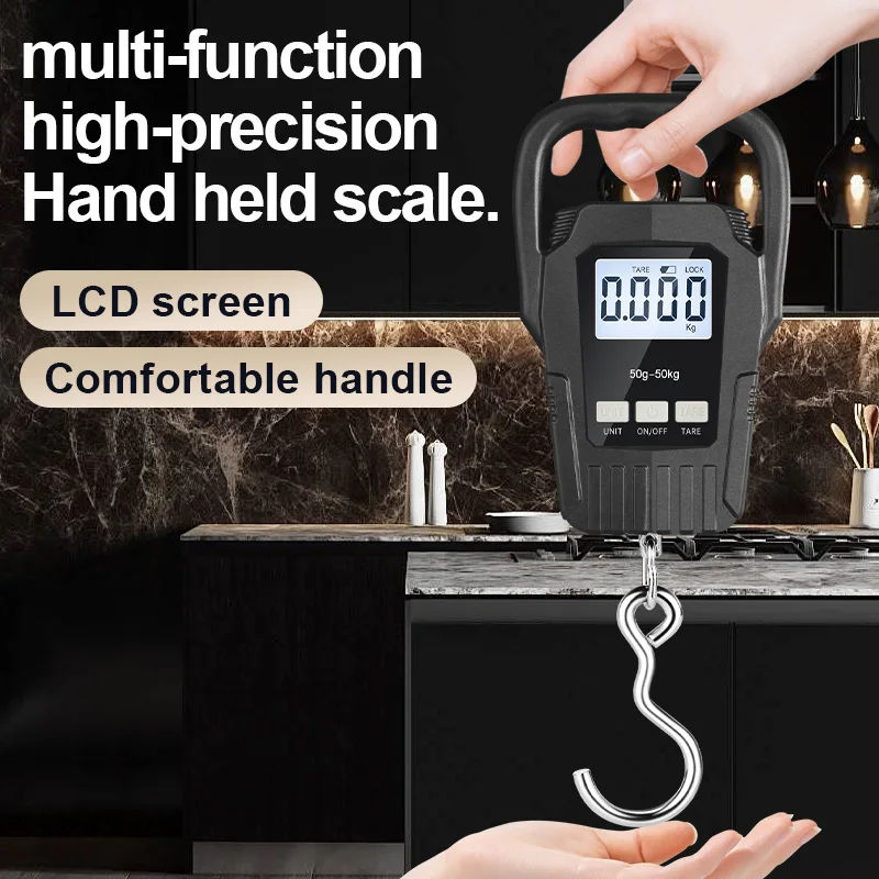 Small portable scale portable electronic scale portable express to buy vegetables weighing electronic spring scale