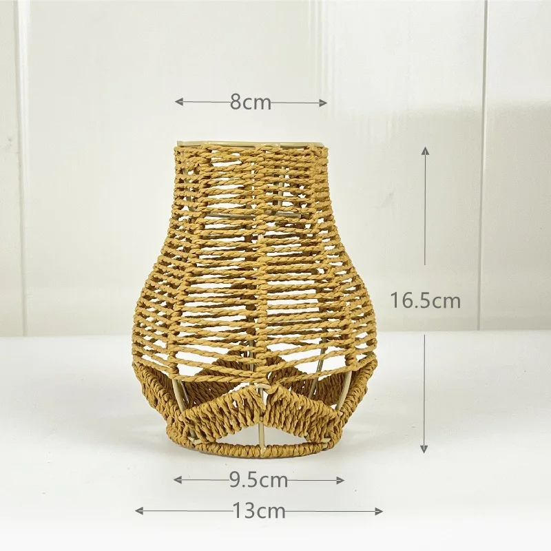 Best Selling Handmade Natural Woven Pendant Lamp Lighting Kitchen Home Hotel Bar Restaurant Decoration Rattan Lampshade