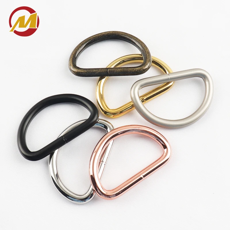 D Shape Multi Purpose Metal D Ring Semi Circular D Ring for Hardware Bags Ring Hand DIY Accessories