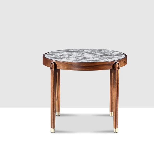  Light Luxury Marble Top Coffee Table Small