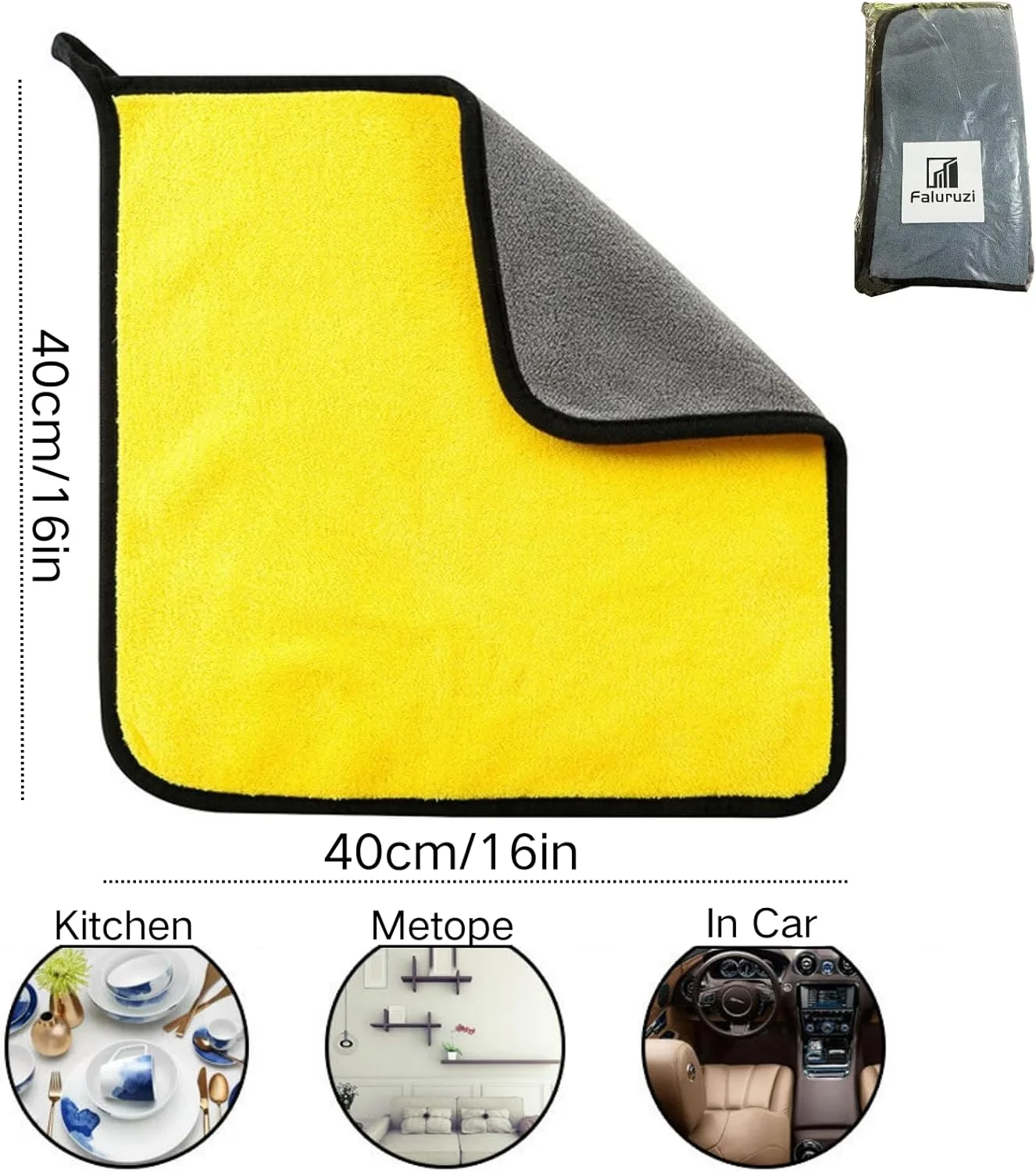 Hot Selling Custom Car Cleaning Tools Microfiber Car Cleaning Cloth Towel