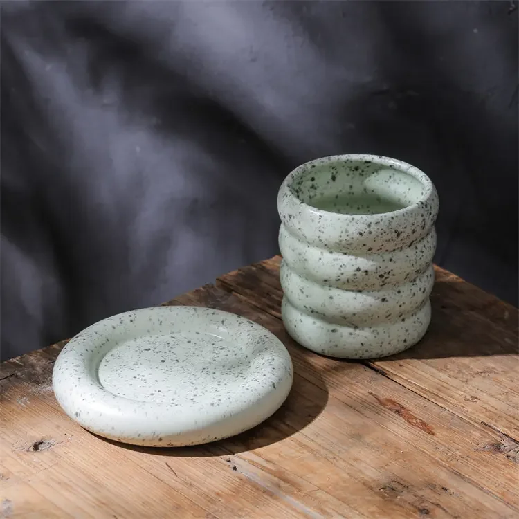 Cheap price donuts design creative restaurant drinkware porcelain tea mug coffee espresso ceramic cups with saucer