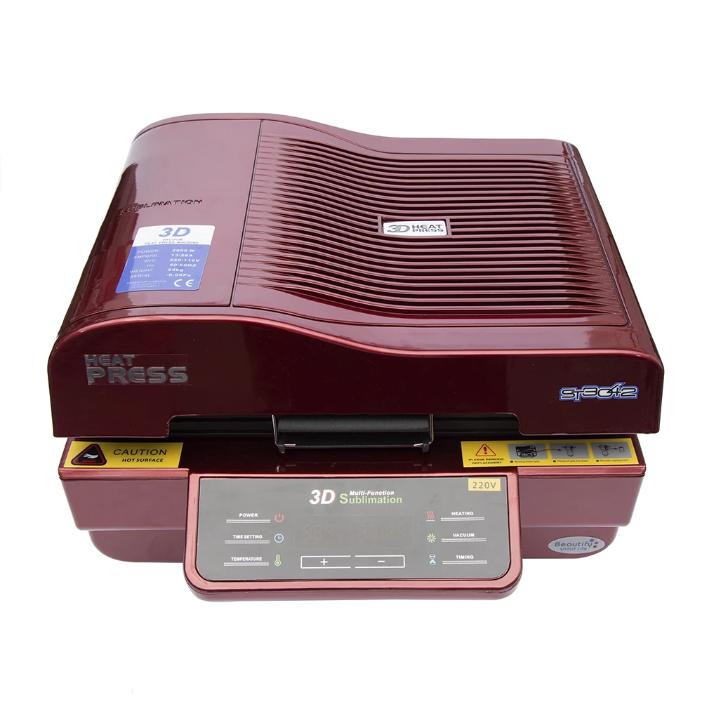 3D Sublimation vacuum machine equipment for small business at home ST3042