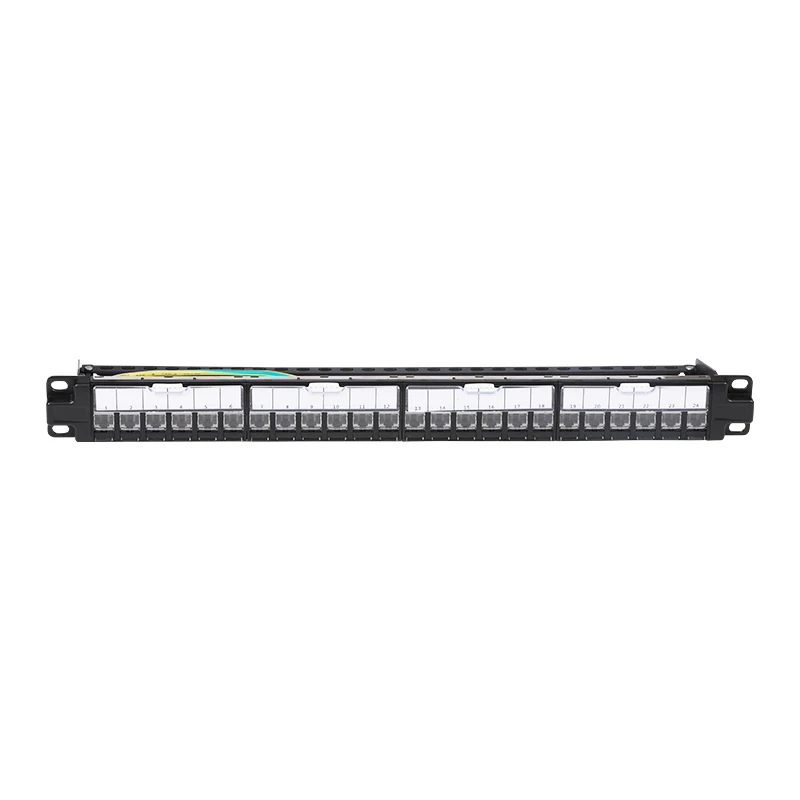 19inch 1U S/FTP shielded 24 port keystone loaded blank patch