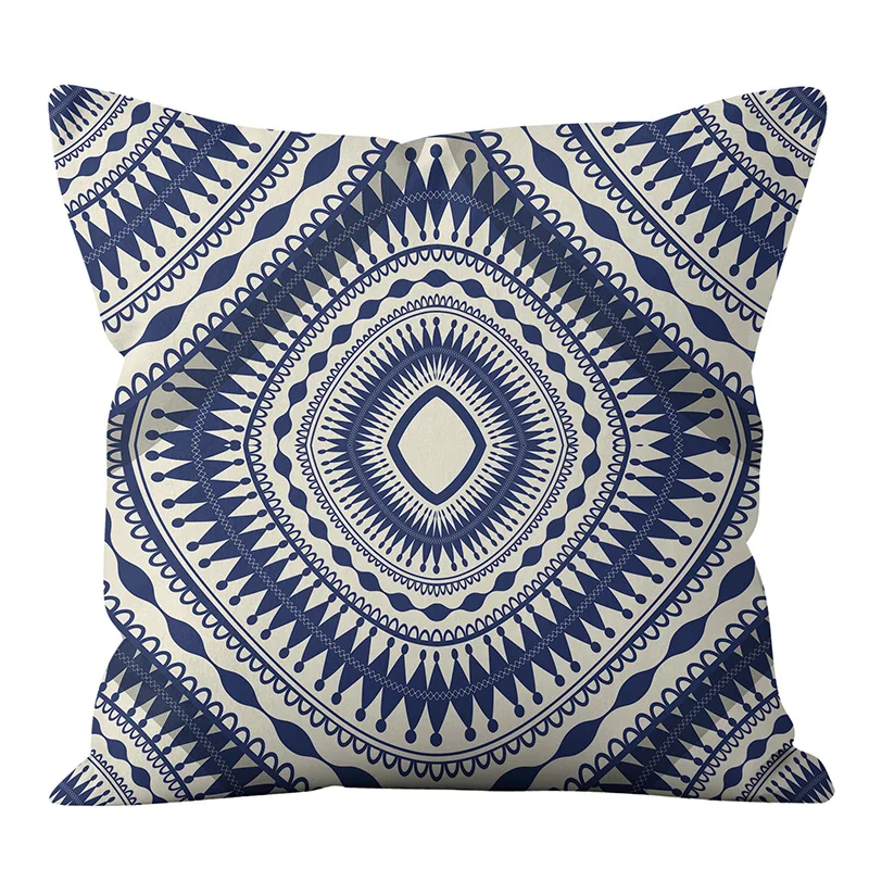 Wholesale Home Decor Sofa Sublimation Digital Print Pillow Cover Accept Custom Printing Cushion Covers For Couch Office Chair