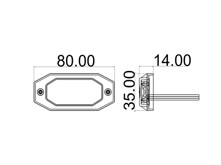 Waterproof 6 LED 12 24 Volt Emergency Strobe Flasher Light for Vehicle Motorcycle Warning Light