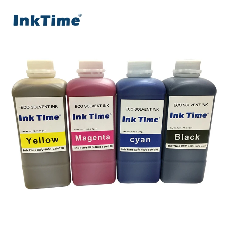 1000ml Eco-friendly Low Odor Soluble Ink for Banner Printing, Advertising Printing