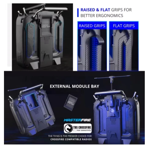 RadioMaster TX16S MKII MAX с системой радиоуправления AG01 Gimbals ELRS или несколькими протоколами 4 в 1