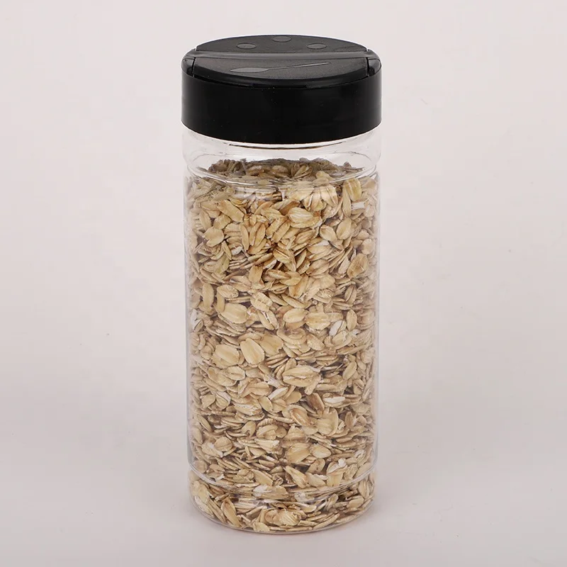 Food grade plastic spice jars bulk with flip top 350 ml 12 oz  seasoning spice jar organizer spice bottle container