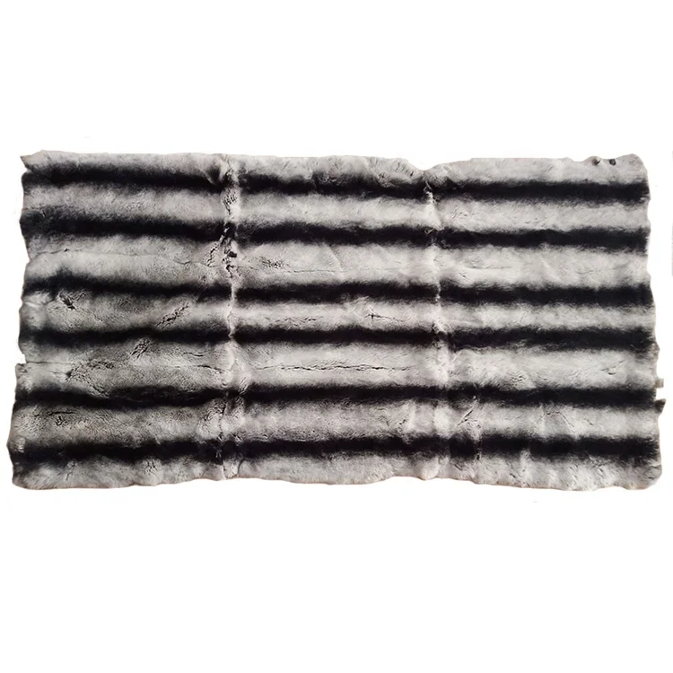 Высококачественный меховой ковер высокого качества очень мягкая окрашенная Шиншилла дизайнерская пластина из кроличьего меха