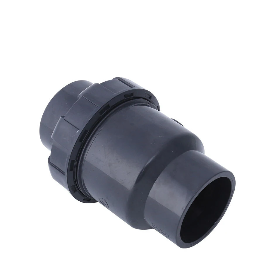 20-63mm pvc upvc cpvc pph check valve factory price check valve pvc check valve for water treatment