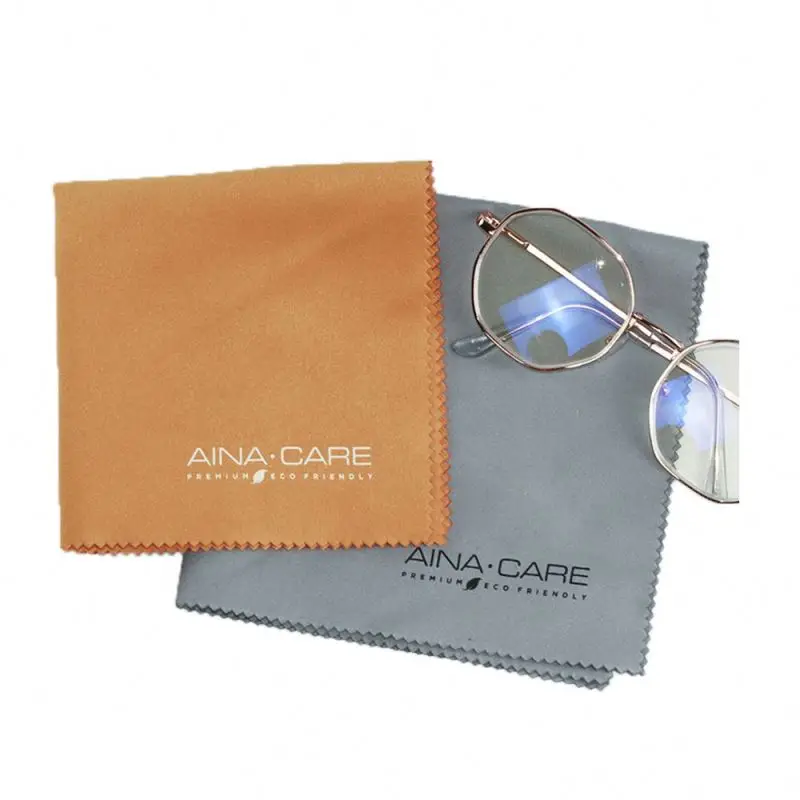 Factory Direct Supply Microfiber Cleaning Cloth Towels Suede Material Sunglasses Cloth For Promotion