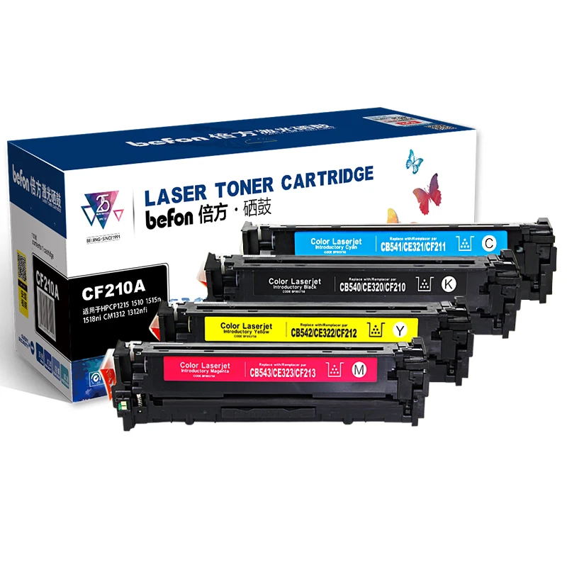 131A CF210 CF211 CF212 CF213 COLOR TONER CARTRIDGE FOR HP200 CF210A 131A m251n pro200 m276nw CM1312 cb540a 1518 xerox 4112