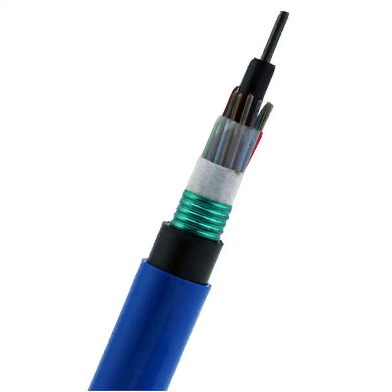 Mgtsv Single Mode Core Fiber Blue Optical Cable Explosion-Proof Flame Retardant Mining Fiber Optical Cable