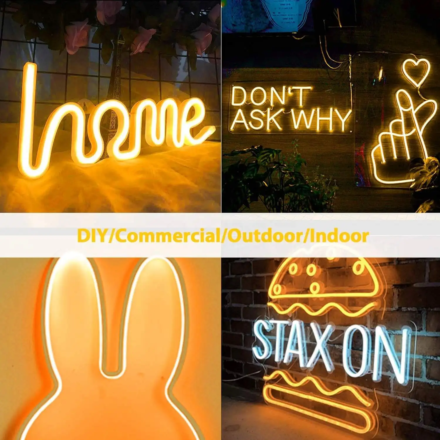 High Quality Wholesale New Arrival Led Silicone Neon Flex Diffuser Rubber Cover