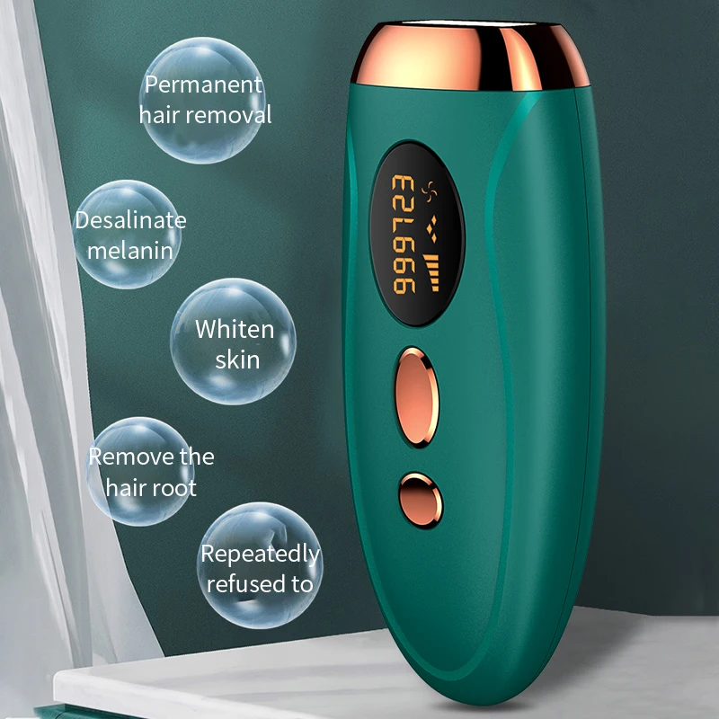 OEM Wholesale Women Body Facial Painless Electric Depilator Laser Epilator IPL Laser Hair Removal Device for Home Use
