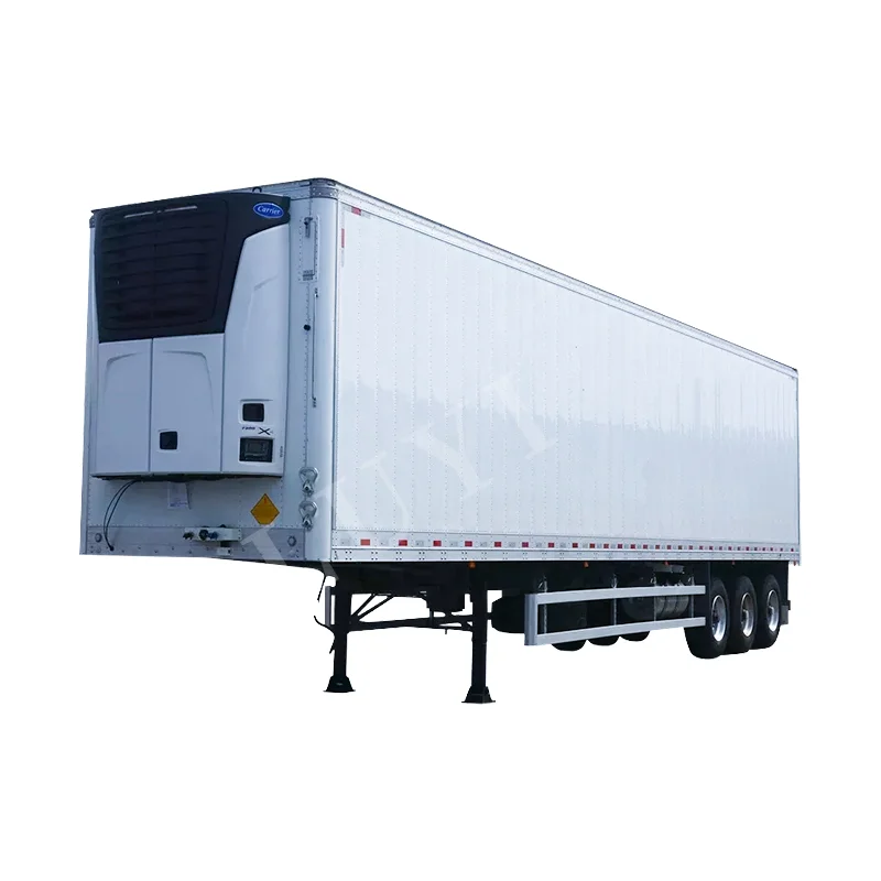 New 40 foot refrigerated container for transporting frozen and refrigerated goods semi trailer