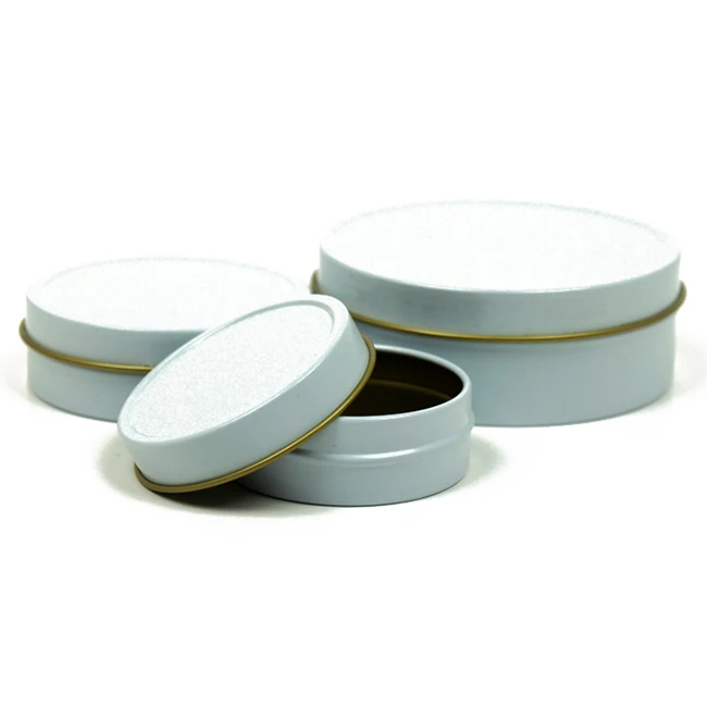 2020 New product Shallow round metal tin can