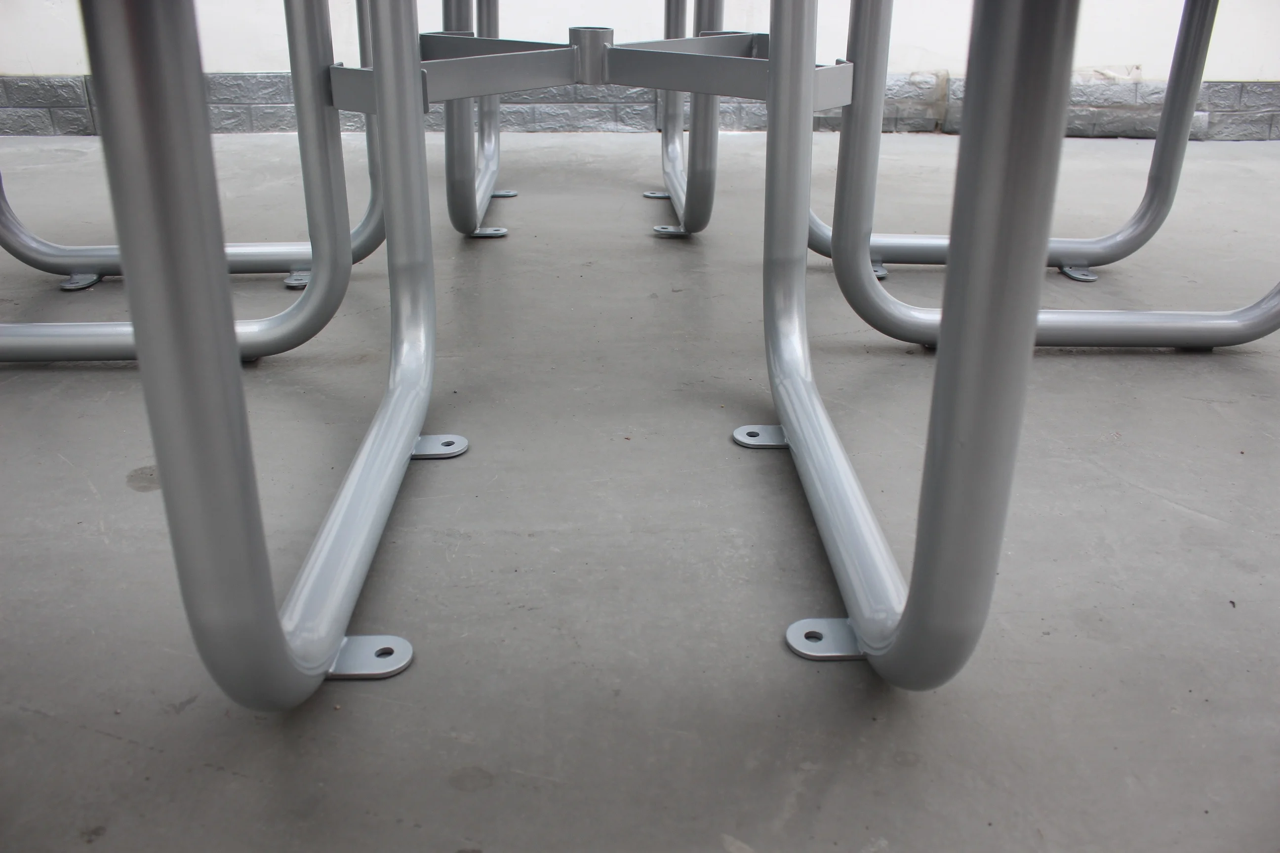 Sale from the factory Gavin street furniture mild steel patio table with 4 seats commercial outdoor metal picnic table setting