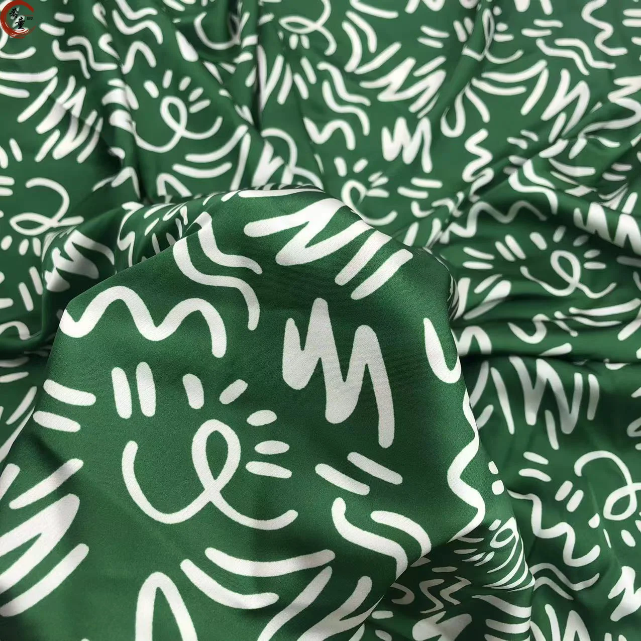 New Arrival Soft and Cool Hand Feeling Custom Floral Stretch Digital Printed Satin Fabric for Shirts or Dress