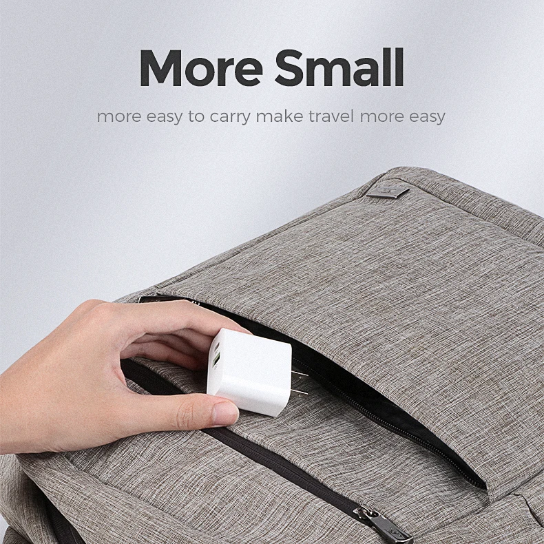 
Dual Ports 18w PD Type c Usb Travel Charger Wall Mobile Phone Charger 18w pd set For Iphone 12 