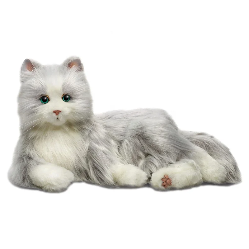 Customized High Quality Emulation Animal Plush Toys Lifelike Dinosaurs Tigers Dog Cat Simulation Toys