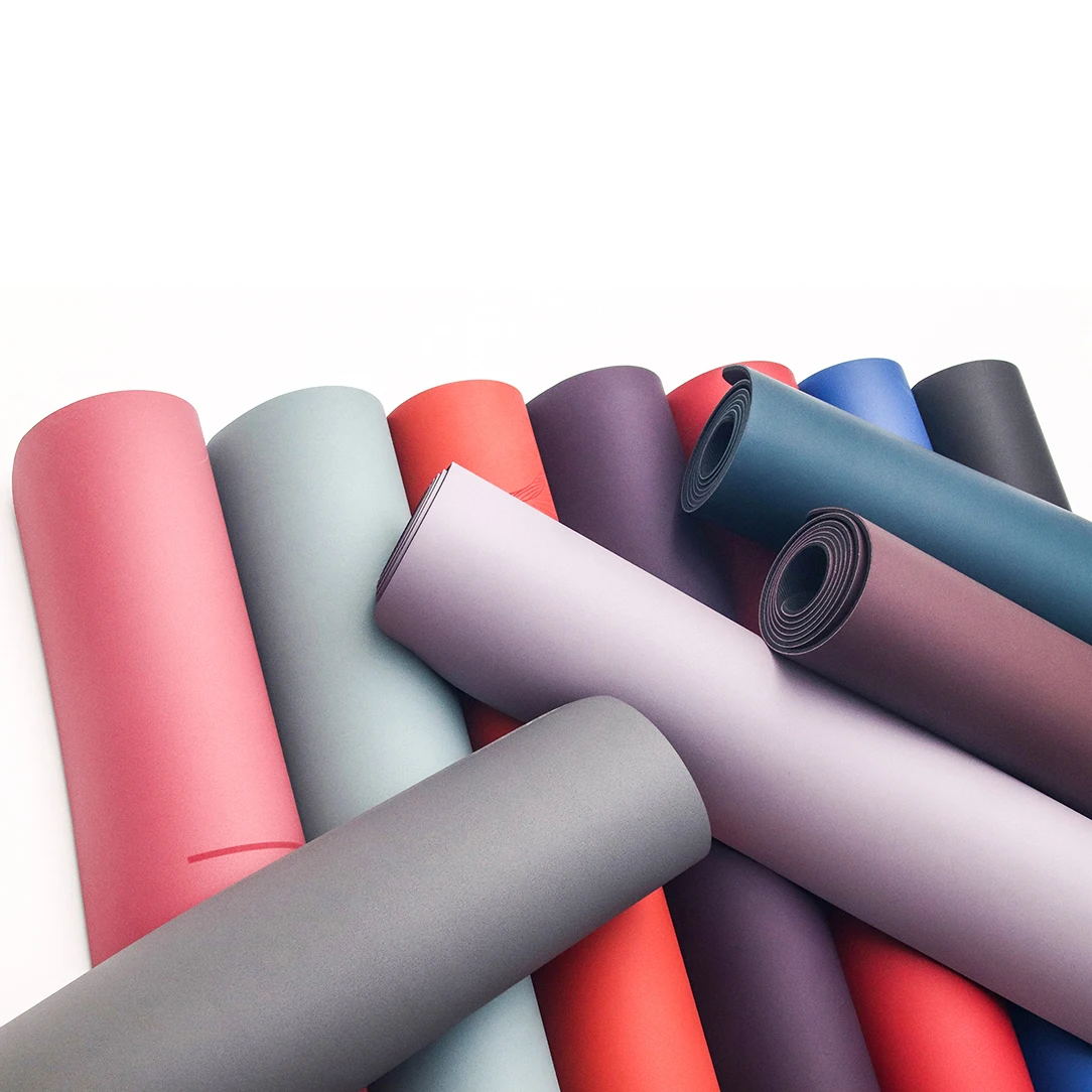 Promotional Eco-friendly Nbr Pvc Recycled Custom Printing Thick 6mm Natural Rubber PU Yoga Mat With Logo