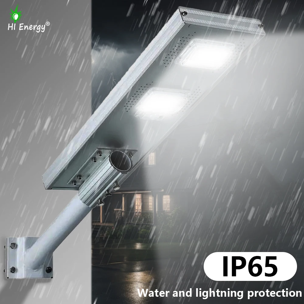 Hienergy All In One Solar Street Light 50W 100W 150W 200W Outdoor Waterproof Solar Energy Road Light Panel